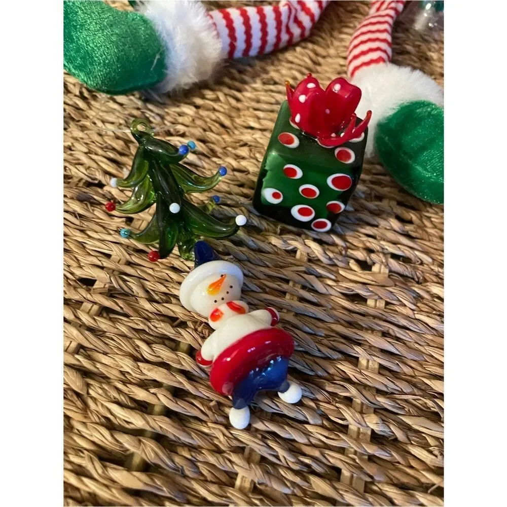 Elf Darling Christmas Shelf Sitters & Glass Blown Christmas Tree Ornaments